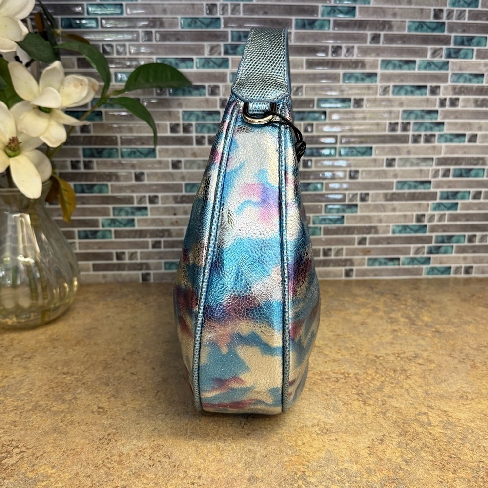 NWT Brahmin Mindy Multi Durango metallic blue purse - Picture 5 of 8